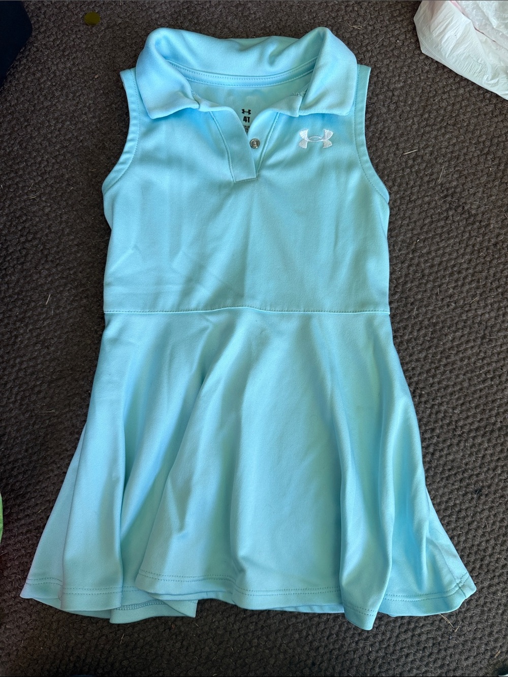 Under Armour Women's Aqua Sleeveless Polo Dress